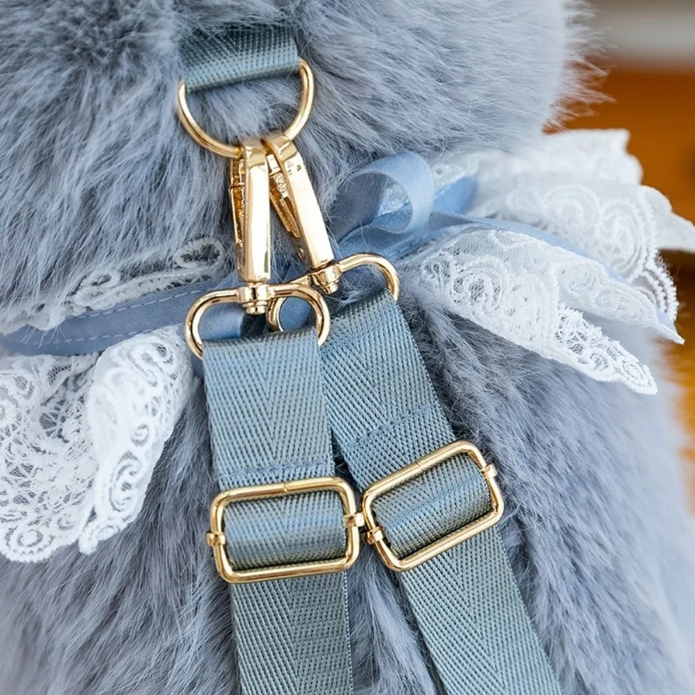 New Realistic Cat Simulated Puppet Cat Backpack Soft Fluffy Cute Cartoon Cat Backpack Bag Gifts