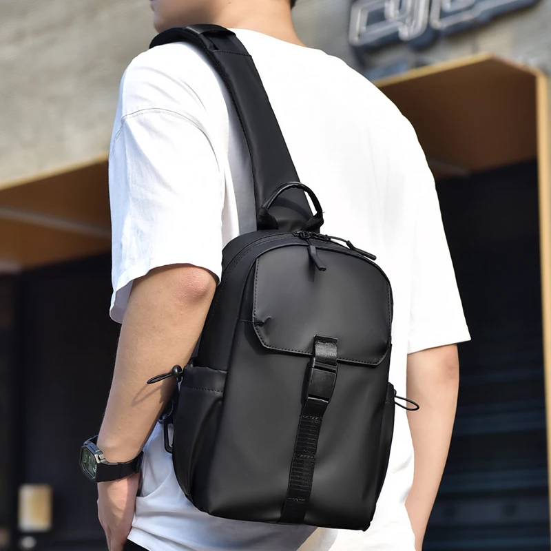 

Men's Casual Shoulder Bag, Adjustable Shoulder Strap, Suitable for Travel, Outdoor Sports, Daily Life and Other Scenarios