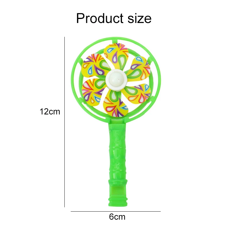 Mini Portable Fan Plastic Cartoon Summer Handheld Whistle Children Toys Multiple Styles Outdoor Activity Team Souvenirs Gift TMZ