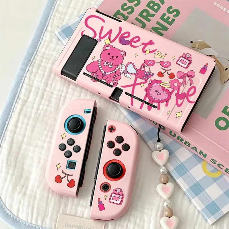 Ultra-slim Shock-absorbing Case Anti-Scratch Shell Protector TPU Split Protective Case for Nintendo Switch NS Game Console