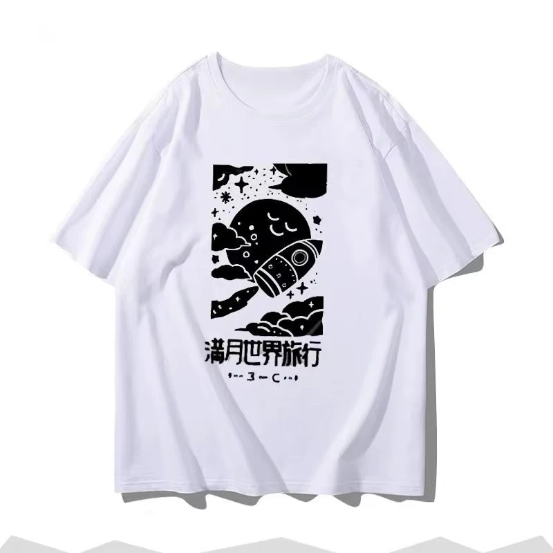 2026 Fashion Project Sekai Kamishiro Rui Bedrucktes T-Shirt für Männer und Frauen Unisex Sommer Kurzarm-Streetwear-Oberteile Spiel-T-Shirts – Detail 5