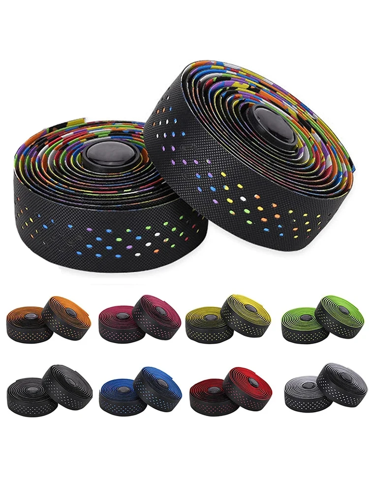AliExpress NONE Road Handlebar Tape Breathable Race Bike Bar Tapes Wrap Shock Absorber Cycling Speed Bicycle Handlebar Winding Wrapper Bike Belt
