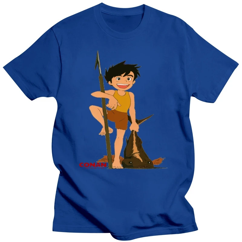 Mesh T-Shirt Future Boy Conan Carton Years 80 - 1-S-M-L - Xl Printing Tee Shirt