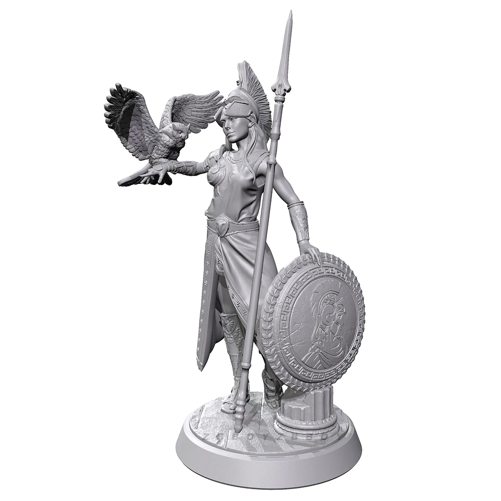 

The height of man 50mm 75mm 90mm Resin model kits figure beauty colorless and self-assembled 3D Printing TD-7194/3D