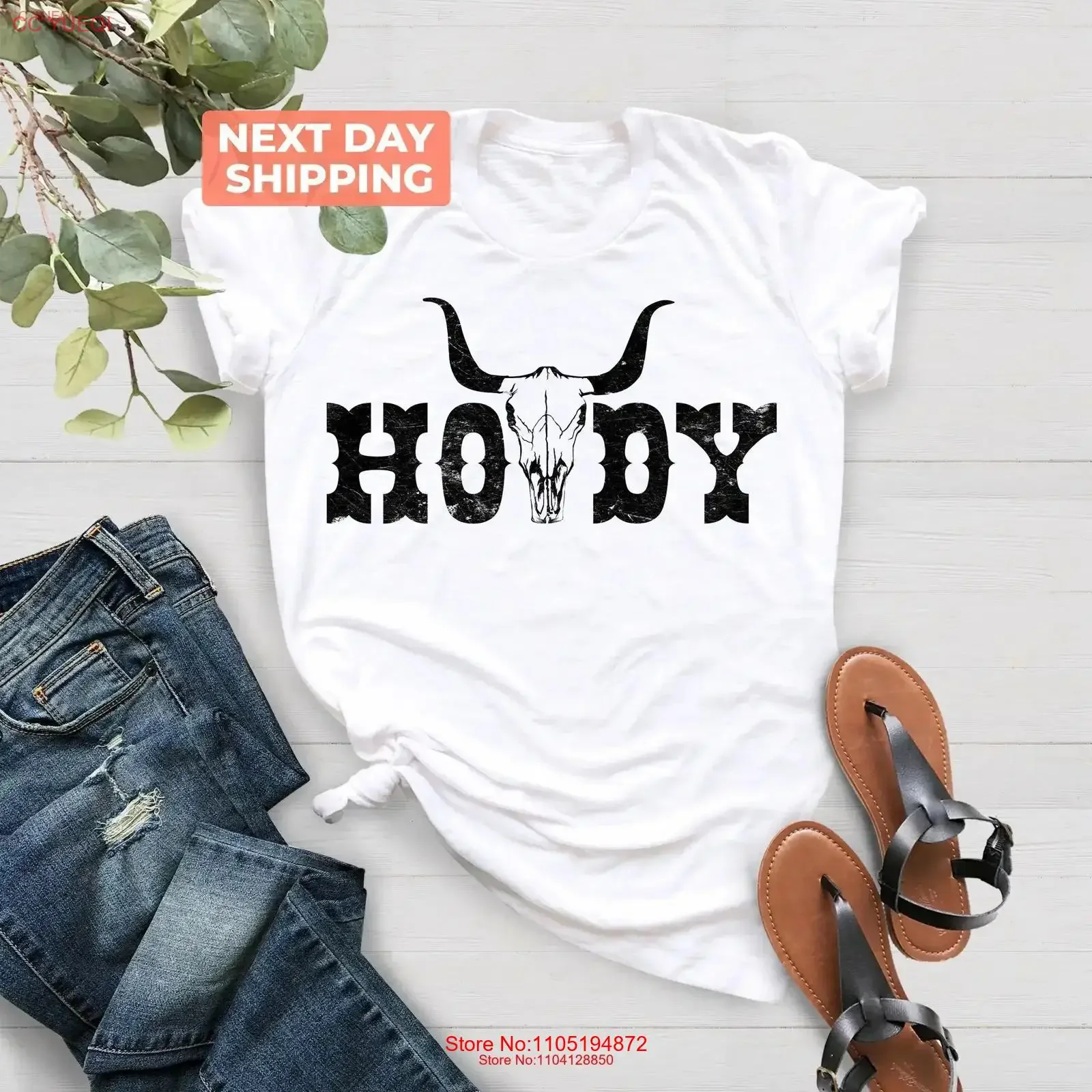 Howdy camiseta occidental lindo Boho SouthwesT MidwesT Nashville vintage lavado ropa de diseñador moda streetwear elegante