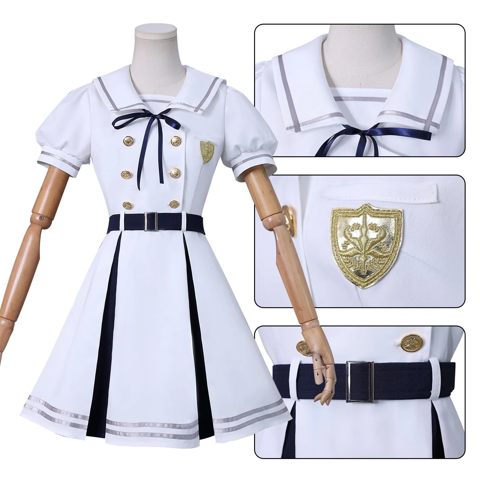 

BanG Dream Wakaba Mutsumi Cosplay Costume School Uniform Mortis Cosplay Japanese JK Outfits Halloween Party Role Play Uniform