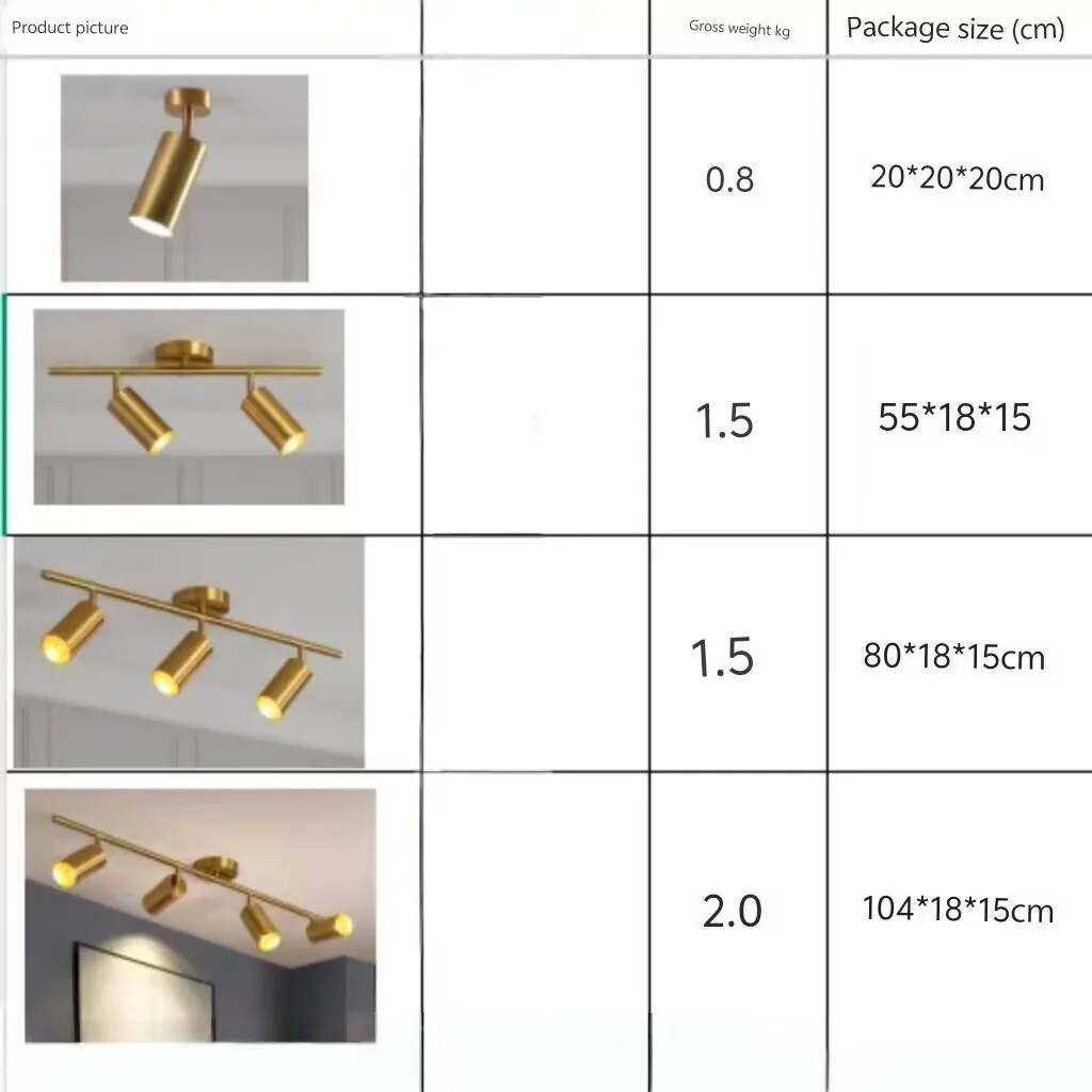 

Exposed track ceiling lamp, Nordic post modern spotlight, luxurious living room and bedroom background wall ceiling track lamp