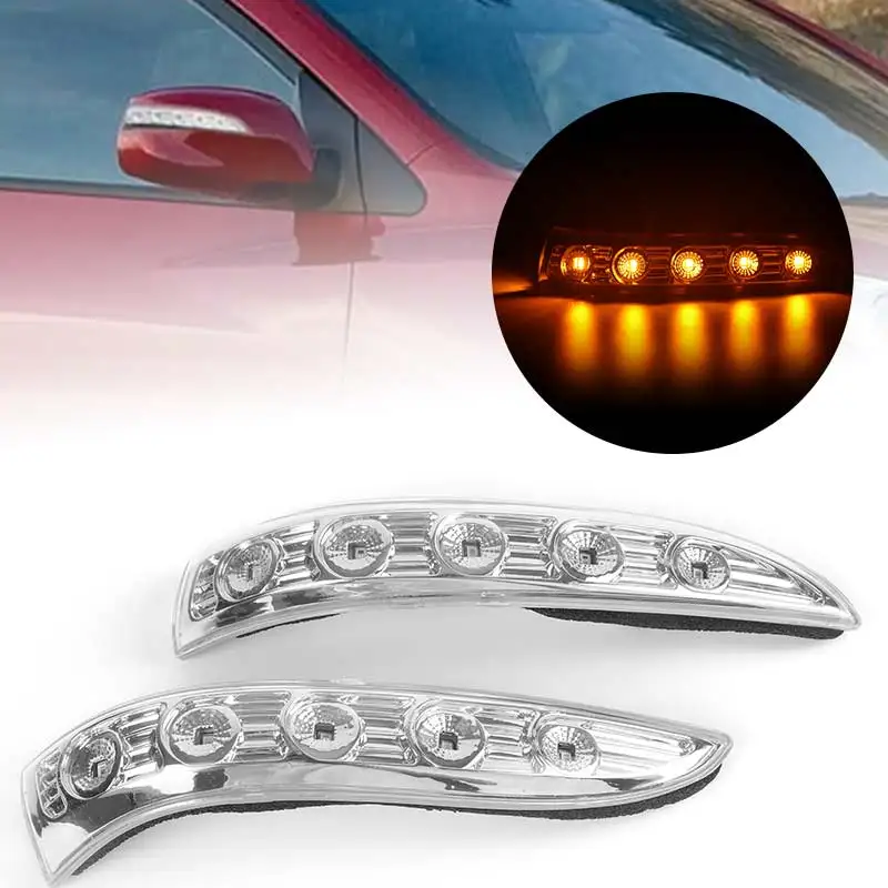 

876142S000 876242S000 5-светодиодный указатель поворота зеркала заднего вида для Tucson 2010 2011 2012 2013 2014 светодиодный светильник бокового зеркала США