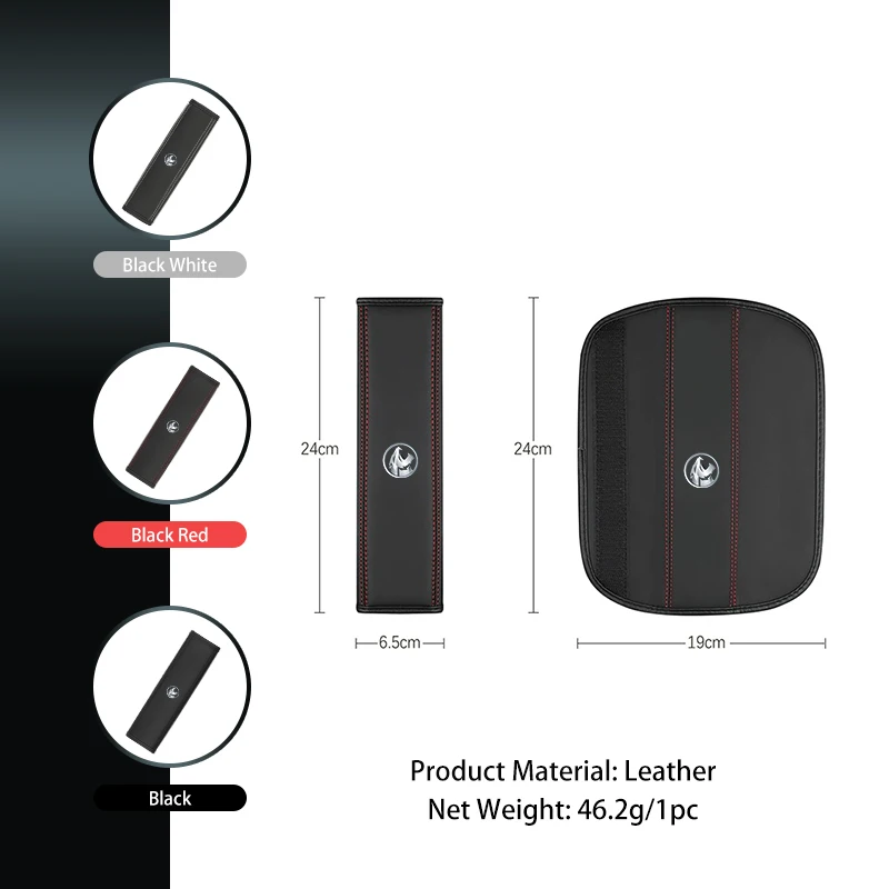 الجلود مقعد السيارة حزام غطاء وسادة حزام الأمان منصات حماية الكتف اكسسوارات السيارات ل Proton Exora Iriz R3 Wira Saga Satri