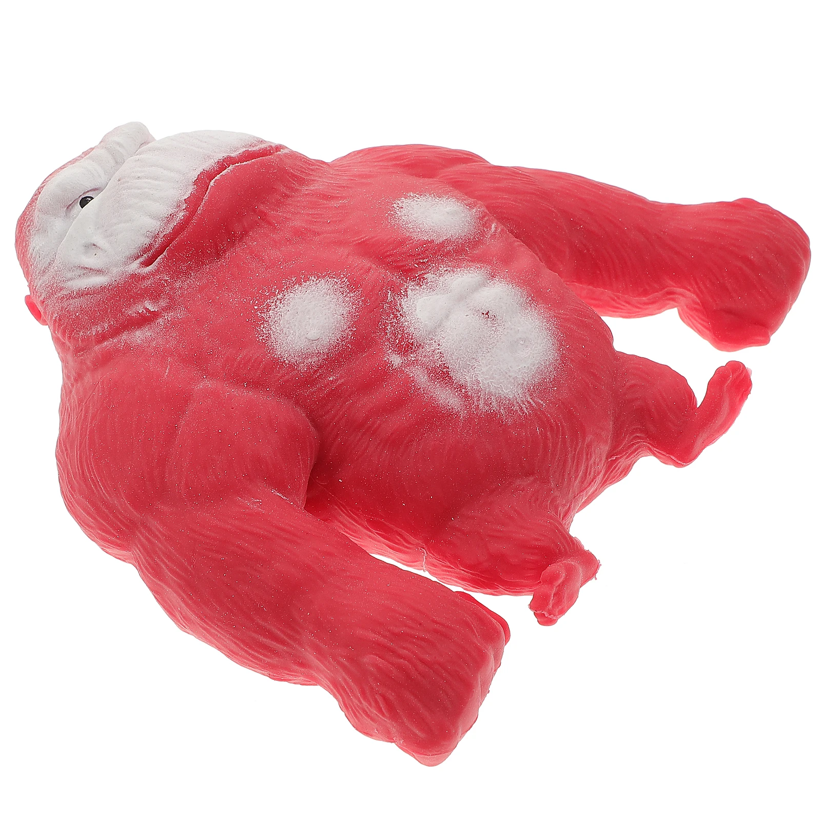 

Soft TPR Gorilla Toy Red Small Size Cartoon Decompression King Toys for Kids Party Favors Sensory Playthings