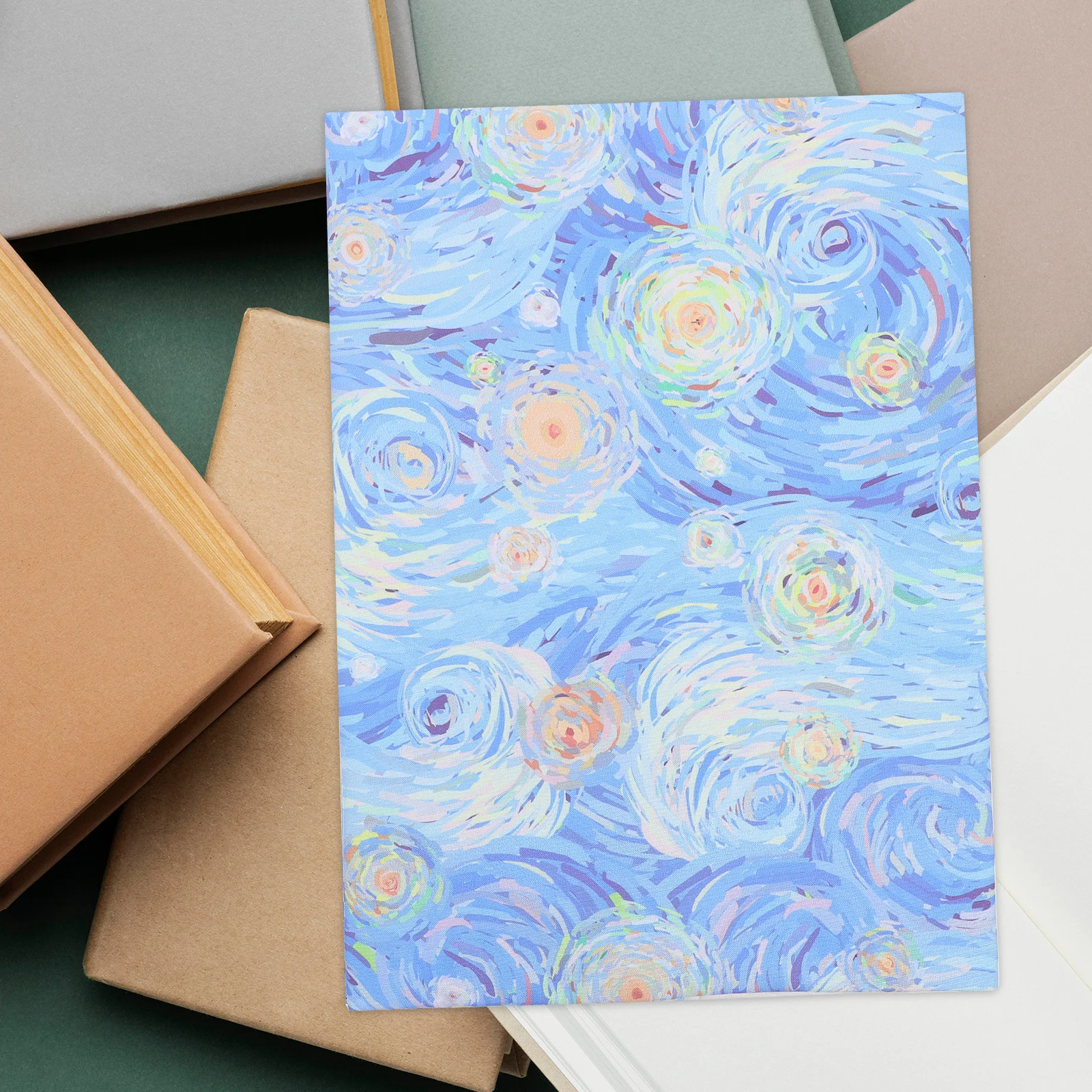 Handmade Book Cover Artistic Sleeve Jacket Binding with Pattern Fabric Making Tools