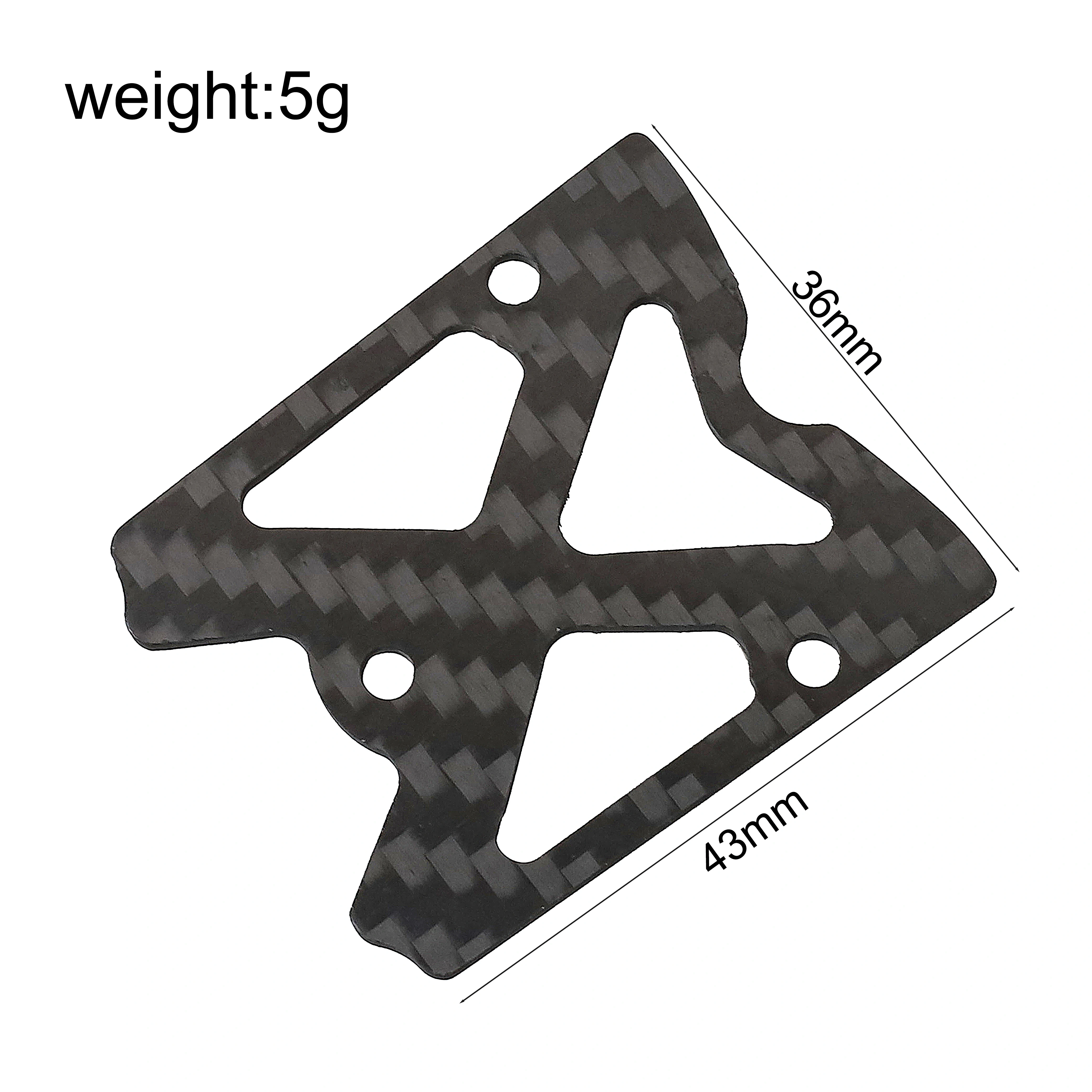 2nd Gen Ventilated Reinforced Carbon Fiber Wing Mount Plate TO-318-A3 For Mugen MBX8R 1/8 Nitro RC Buggy Upgrade Spare Parts