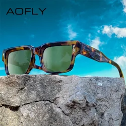 AOFLY Trend Sunglasses Women Designer Luxury 2025 Fashion Rectangle Travel Beach Anti Glare Sun Glasses Men lentes de sol UV400