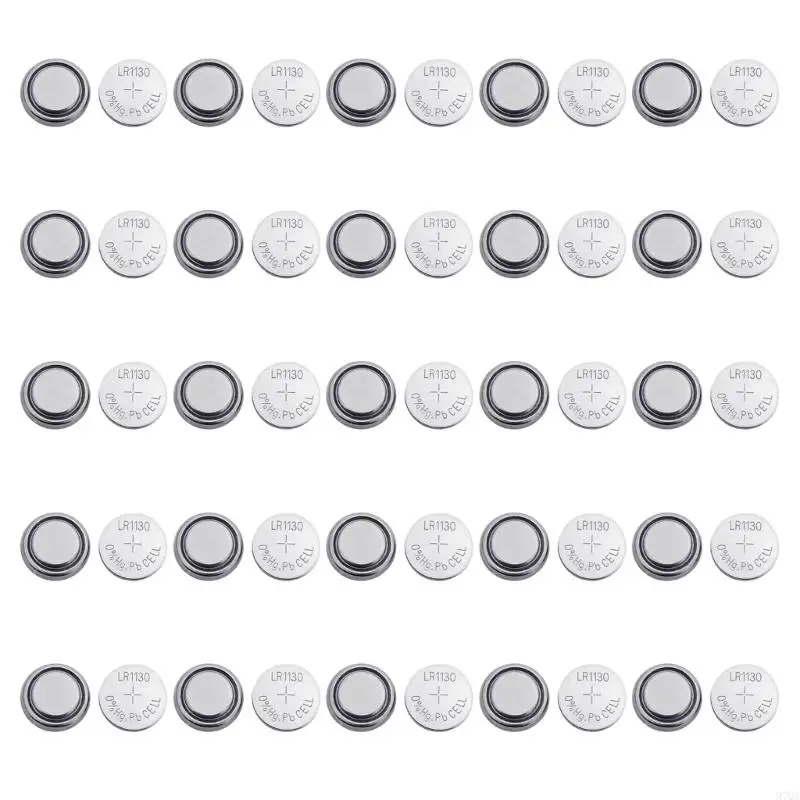 97QA 50/100Pcs LR1130 Button Cell AG10 Environmental Luminous Gifts Toy LR54 Clock Electronic 1.55V Zinc Manganese Battery