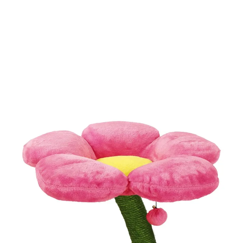 Modern Flower Floral Cat Tree Tower Luxury Cat Condo Climbing Furniture Cat Tree for Kitty Gift
