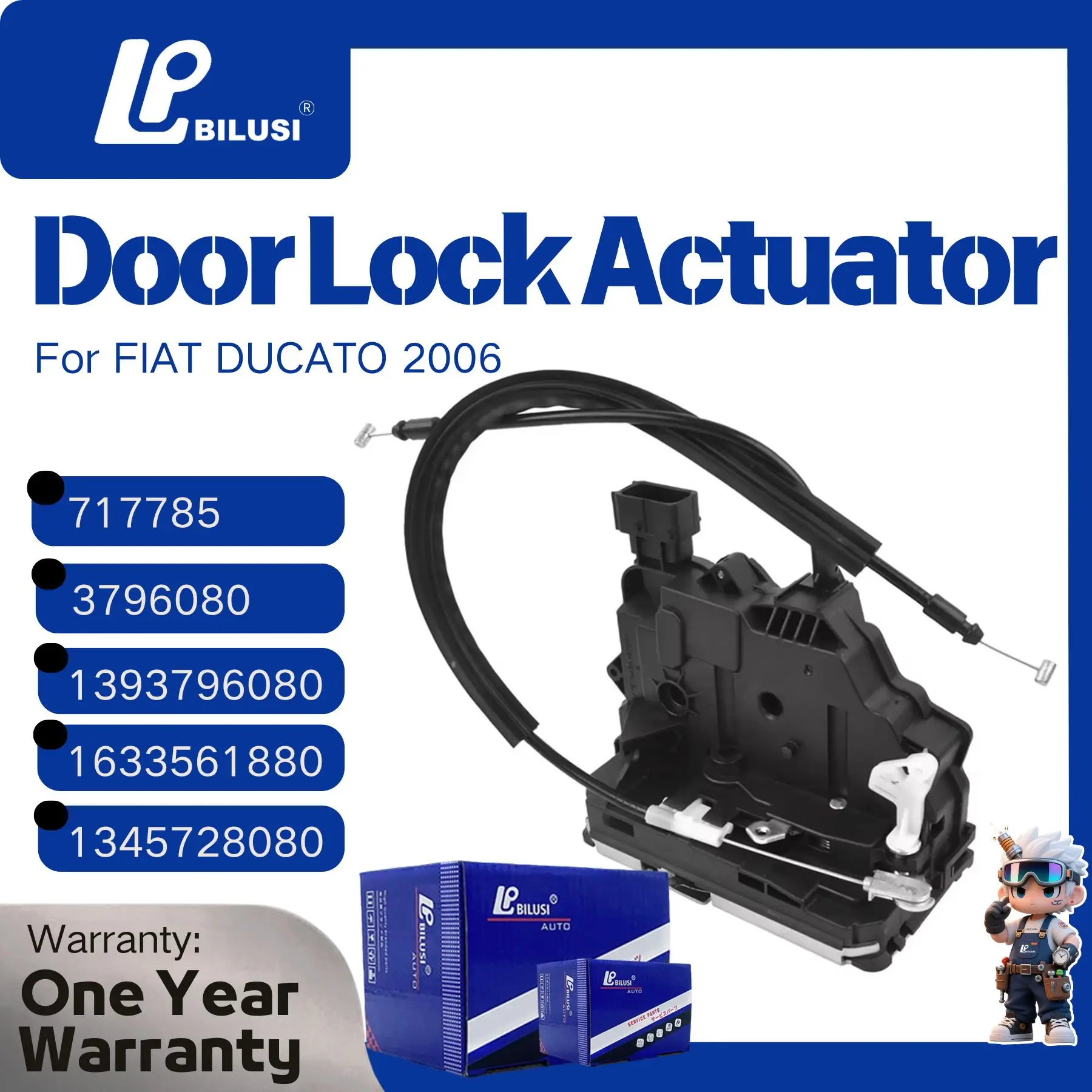 

Замок задней правой двери багажника BILUSI для FIAT DUCATO 2006- 1393796080 1345728080