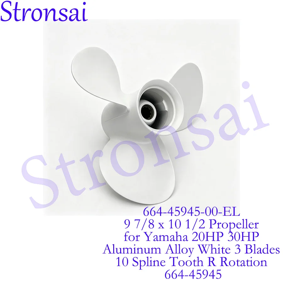 664-45945-00-EL 676-45945-62-EL 683-45945-00-EL Propeller For Yamaha 9.9-40HP 3 Blades 664-45945 63V-45945-10-EL 676-45945-62