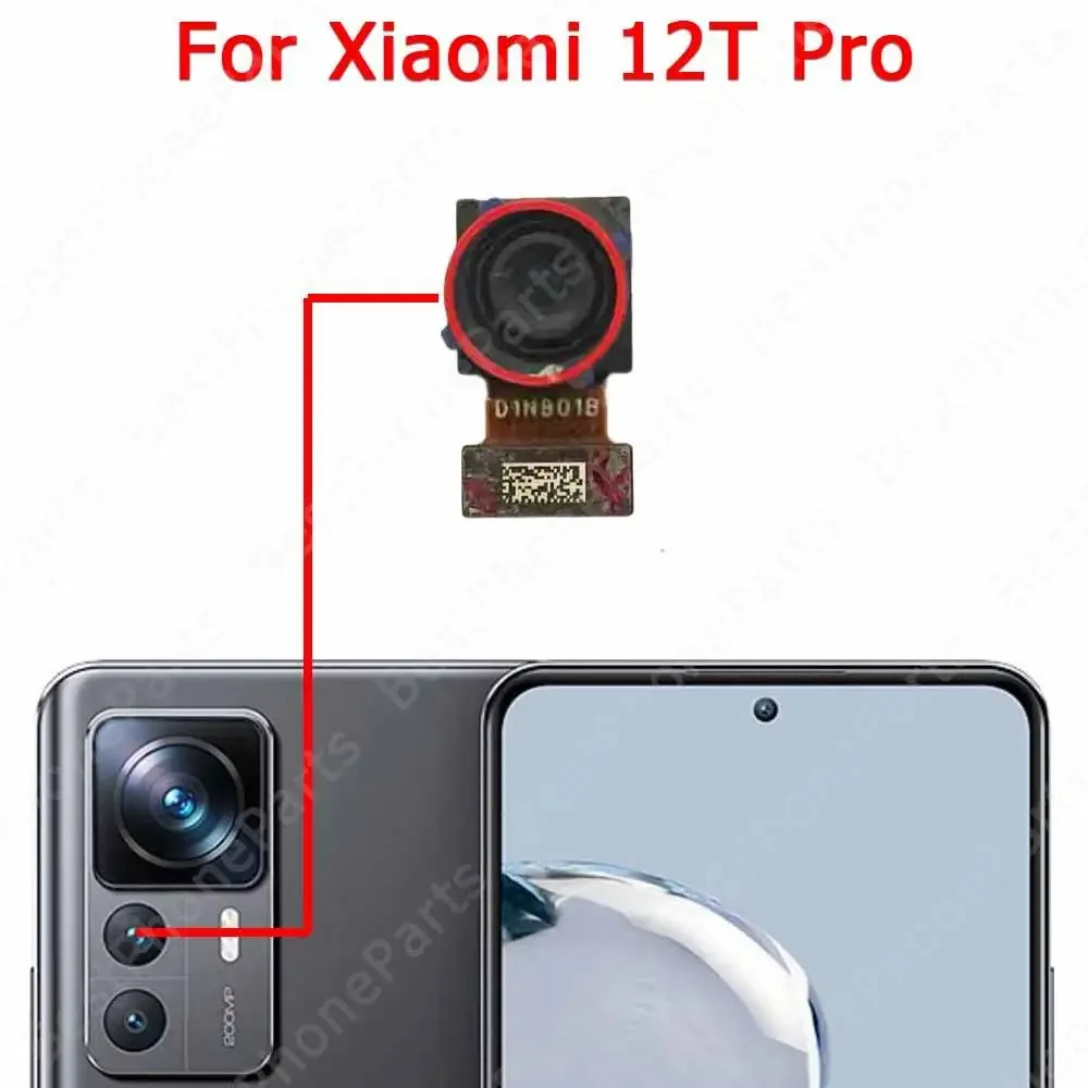 Back Camera For Xiaomi Mi 12T 12T Pro Backside Rear Camera Module Spare Parts