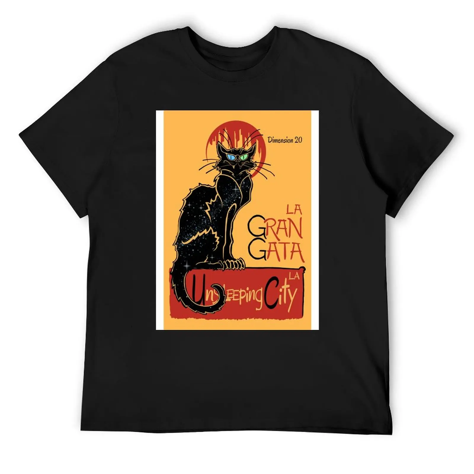 The Unsleeping City - La Gran Gata T-Shirt aesthetic clothes quick-drying cute tops sublime tee shirts for men