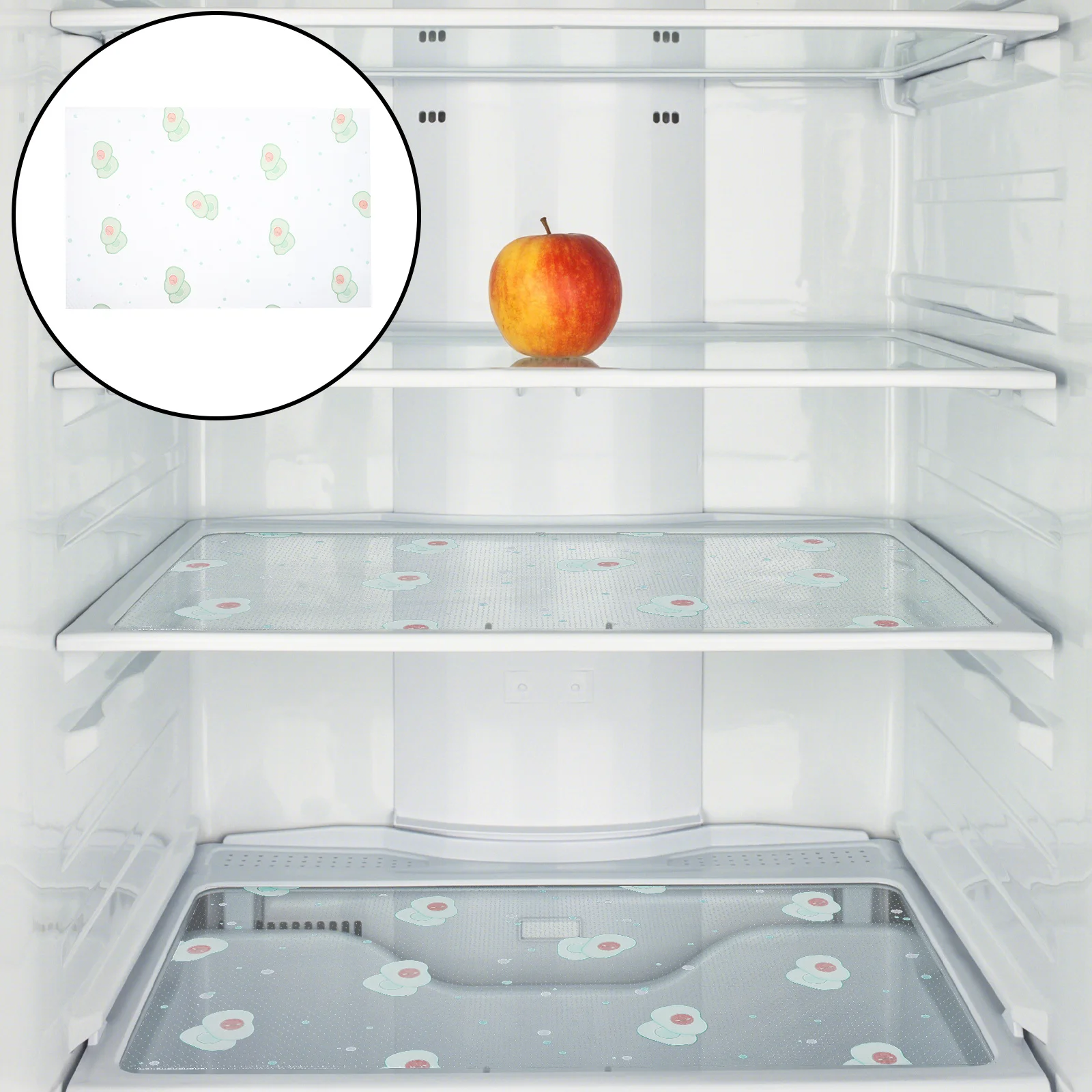 

8Pcs Fridge Mats Washable Non-Slip Refrigerator Liners Shelf Drawer Covers Table Mats Kitchen Cabinet Liners Freezer Mat