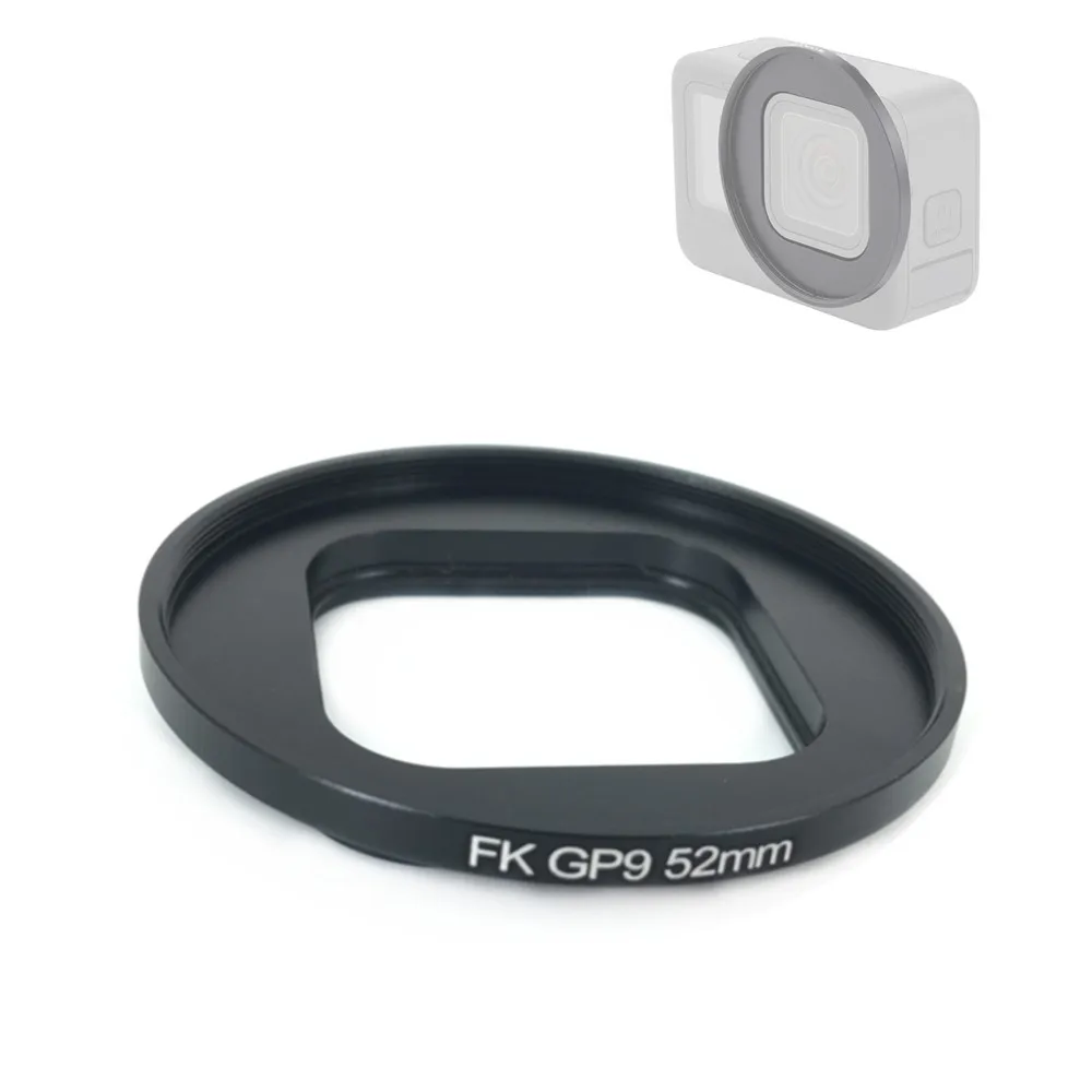 52mm Lens Filter Adapter Ring for GoPro Hero9 Black Action Camera Hero 9 10 to add CPL Red Yellow Magenta Close-up Filters