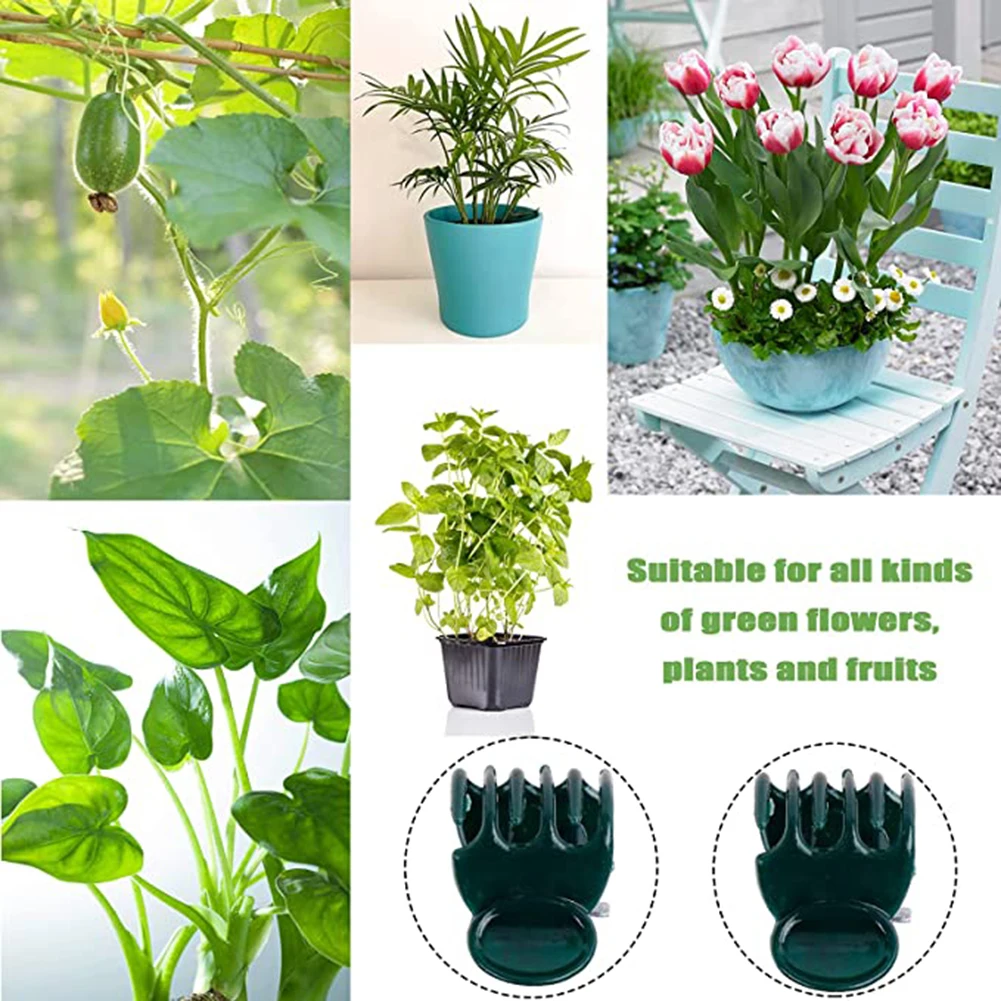 20pcs Garden Orchid Clips for Flower Spike Positioning Plastic Vine Fixing Tools for Tomato Plants Bean Vines and Other Climbers