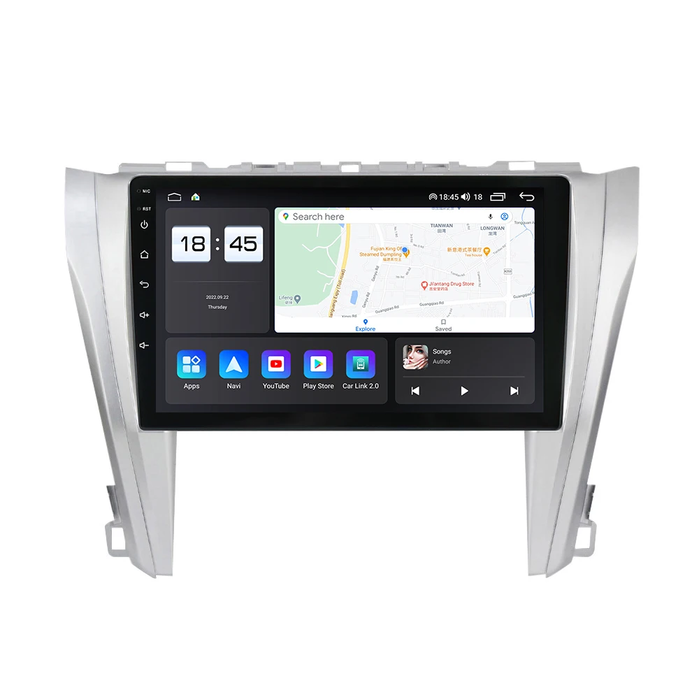 10 inch android car radio audio for Toyota Camry GPS BT multimedia player navigation system 360 camera