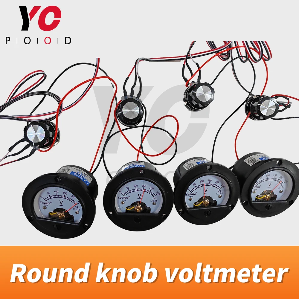 Escape room puzzle knob prop escape game voltmeter when move knob to correct digit to open mag lock