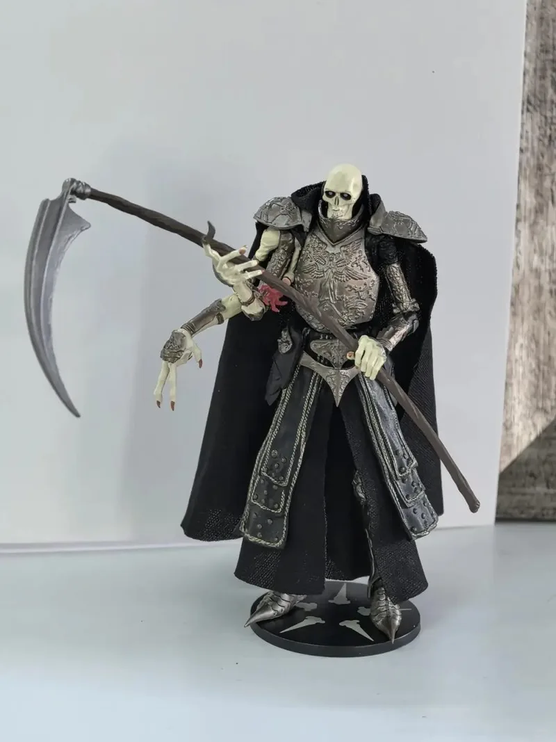 本物のボスファイトスタジオ 3.75インチ コート・オブ・ザ・デッド シリーズ2 ネクロナイト ソウルヘイバー スケルトン 可動式アクションフィギュアモデル
