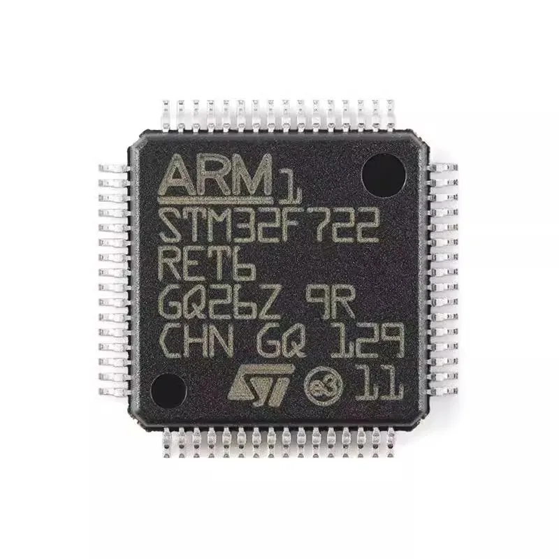 

5 шт./лот STM32F722RET6 STM32F722 LQFP-64 100% новый оригинальный 32-битный микроконтроллер MCU