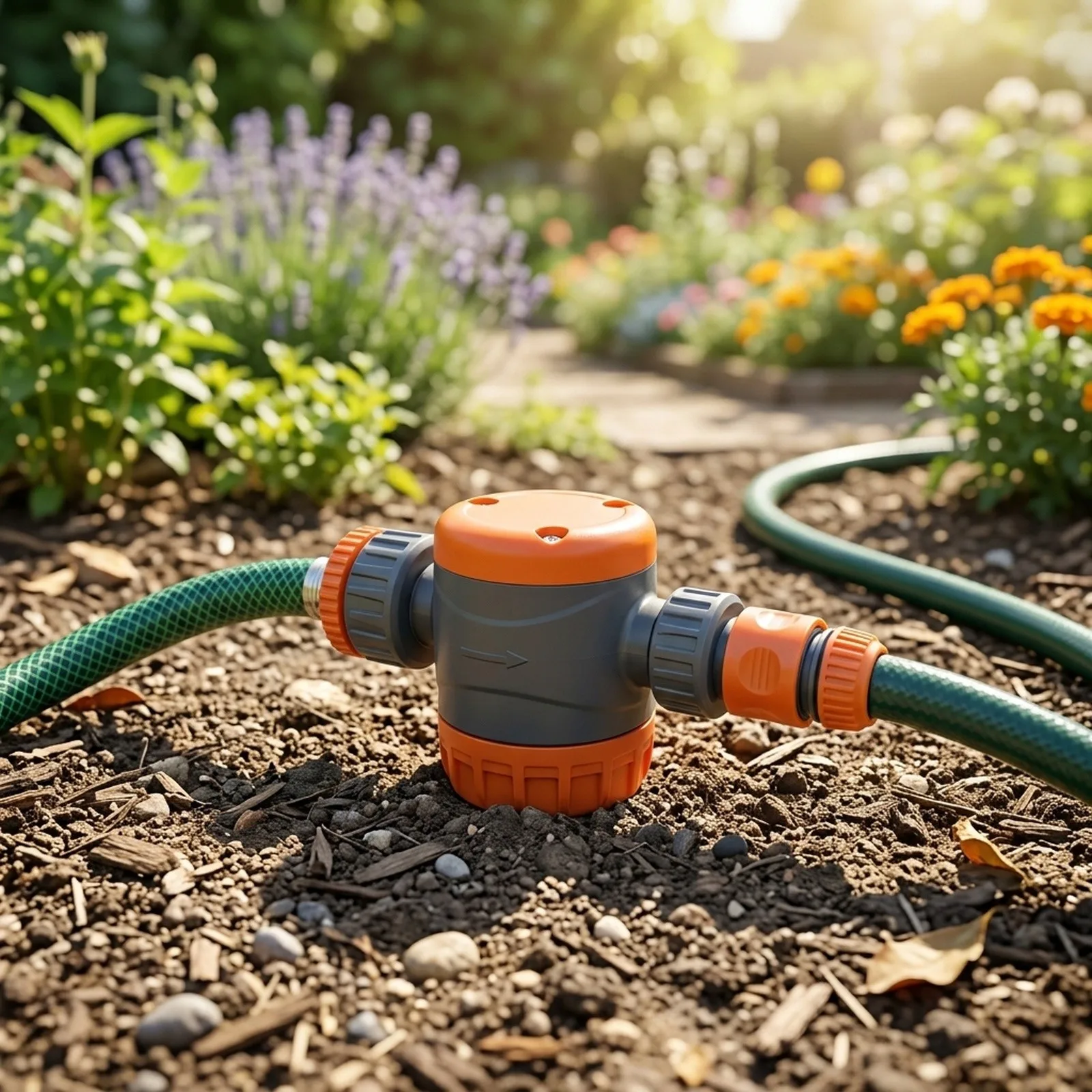 Knob Type Manual Watering Timer Controller for Garden Irrigation Adjustable Timing from 0 to 120 Minutes Battery Operation