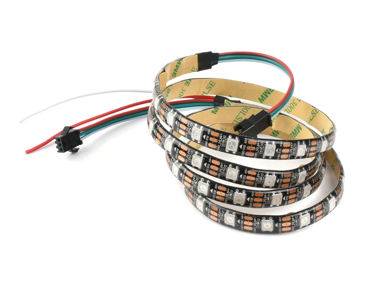 Waveshare WS2812 Digital RGB LED Strip, High brightness, Energy-saving And Low Power consumption, Cuttable And Programmable