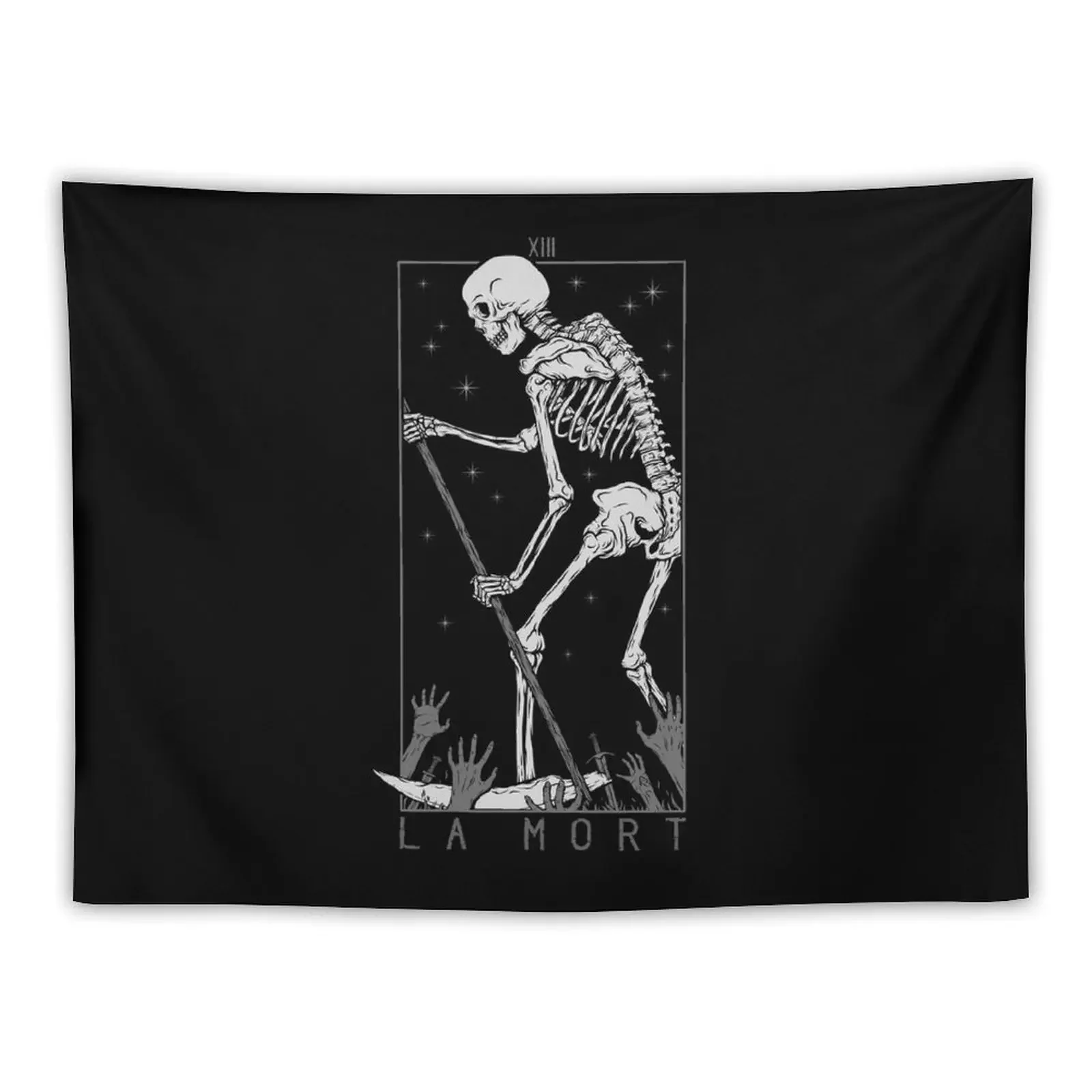 La Mort Tapestry Room Decor Aesthetic Wall Hanging Home Decor Aesthetic Decoration Aesthetic Tapestry