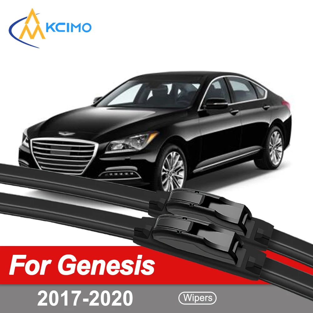 

Car Wiper Blade Blades For Genesis G80 DH 2017-2020 Windshield Windscreen Clean Naturl Rubber Cars Wipers Accessories