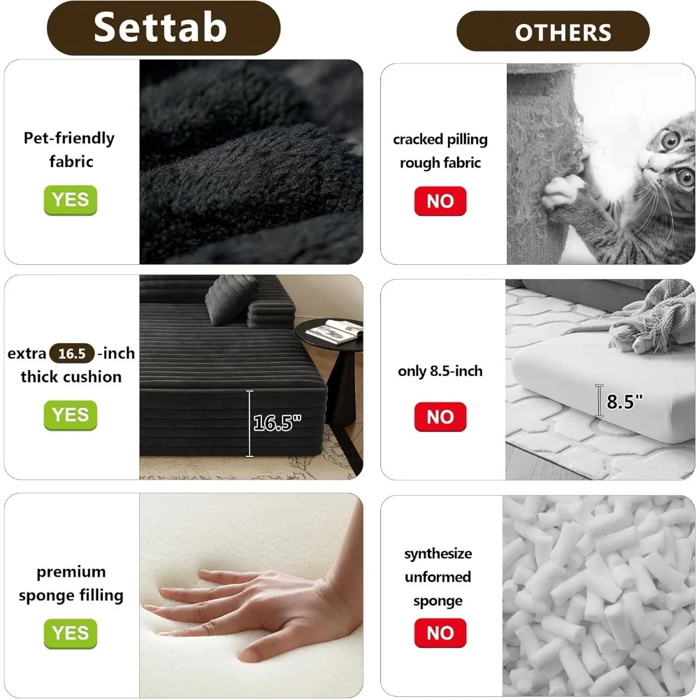 كرسي صالة، أريكة سحابة قطيفة، أريكة سحابة منجدة بدون عظم، مقعد عميق، لا يتطلب تجميع، نائم سروال قصير حديث #5