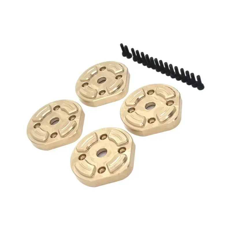 ฝาครอบเกียร์บล็อกถ่วงน้ำหนักเพลาหลังทองเหลืองสำหรับ MJX 1/12 H12Y H12Y+อะไหล่รถ RC