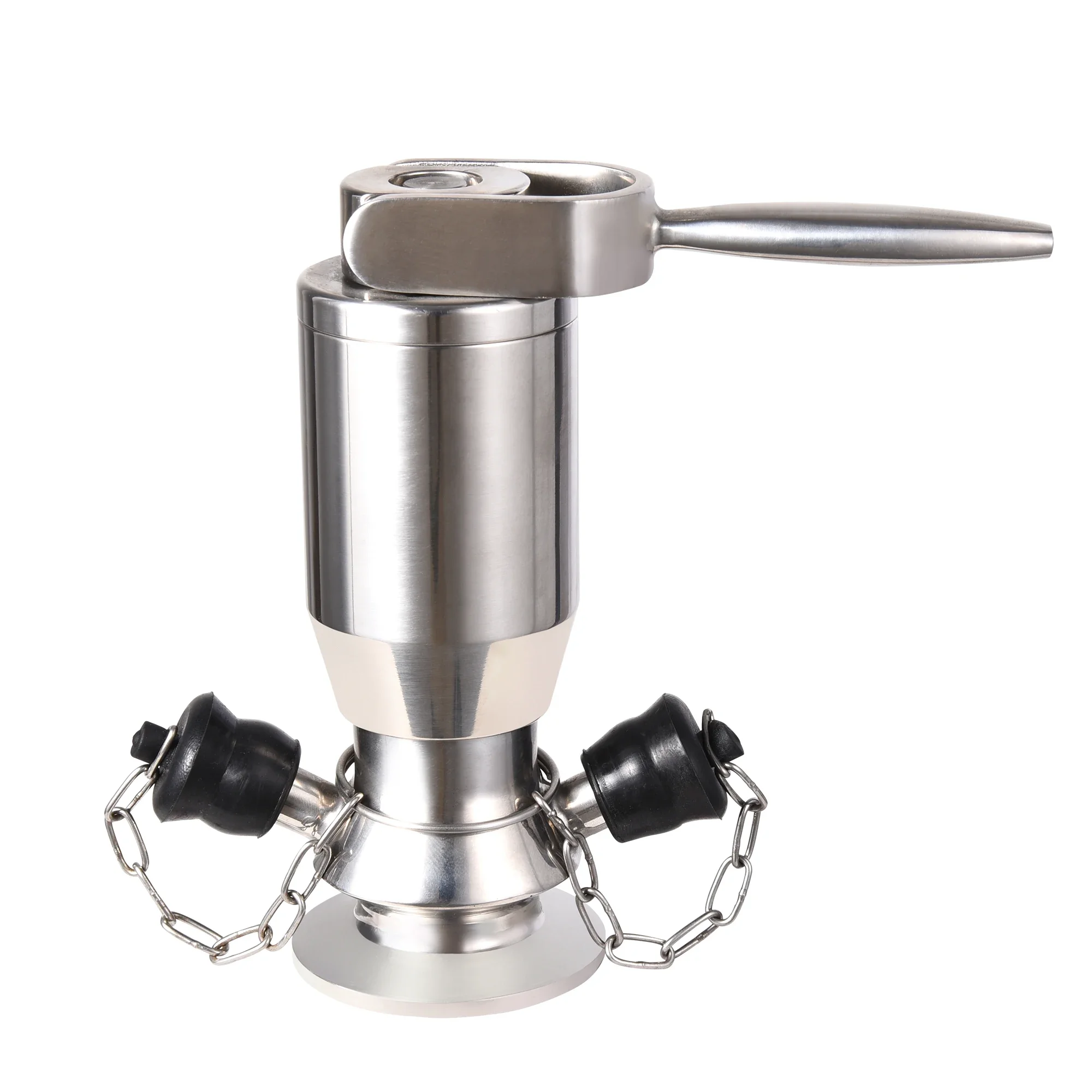 Sanitary Stainless Steel SS316L Hand And Gas Integrated Tri Clamp Sterile Sampling Valve