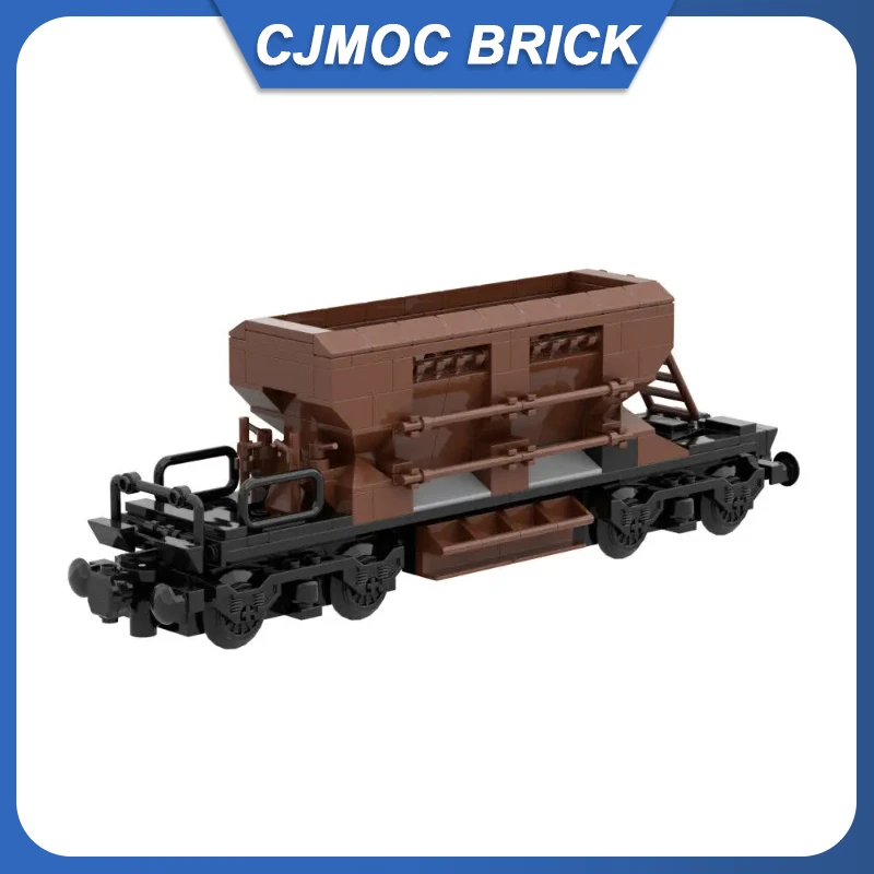 310 Pieces UCS Gravel Side Dumper Wagon Freight Wagon Model Assembling Brick Toys MOC Building Block MOC-35043