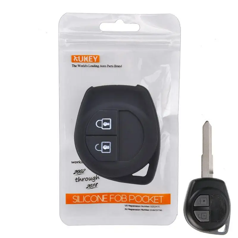 Silikonowe etui na kluczyk samochodowy do Suzuki Celerio Liana Swift Splash Alto Vitara Ignis SX4 Wagon-R Shell Holder