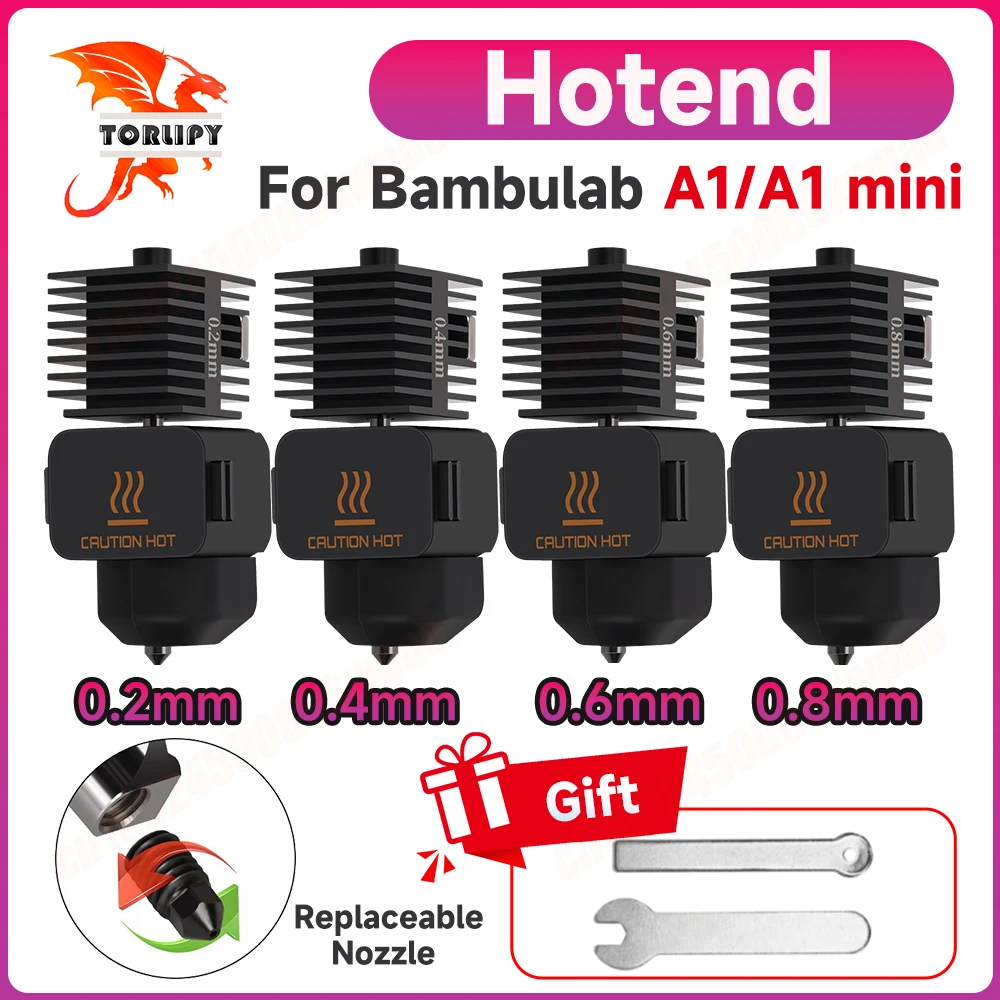 �y�Z�[�����zBambu Lab A1/A1 Mini�p�z�b�g�G���h�L�b�g �����z�b�g�G���h�A�Z���u�� 0.2/0.4/0.6/0.8mm �d���|�m�Y�� 3D�v�����^�[���i