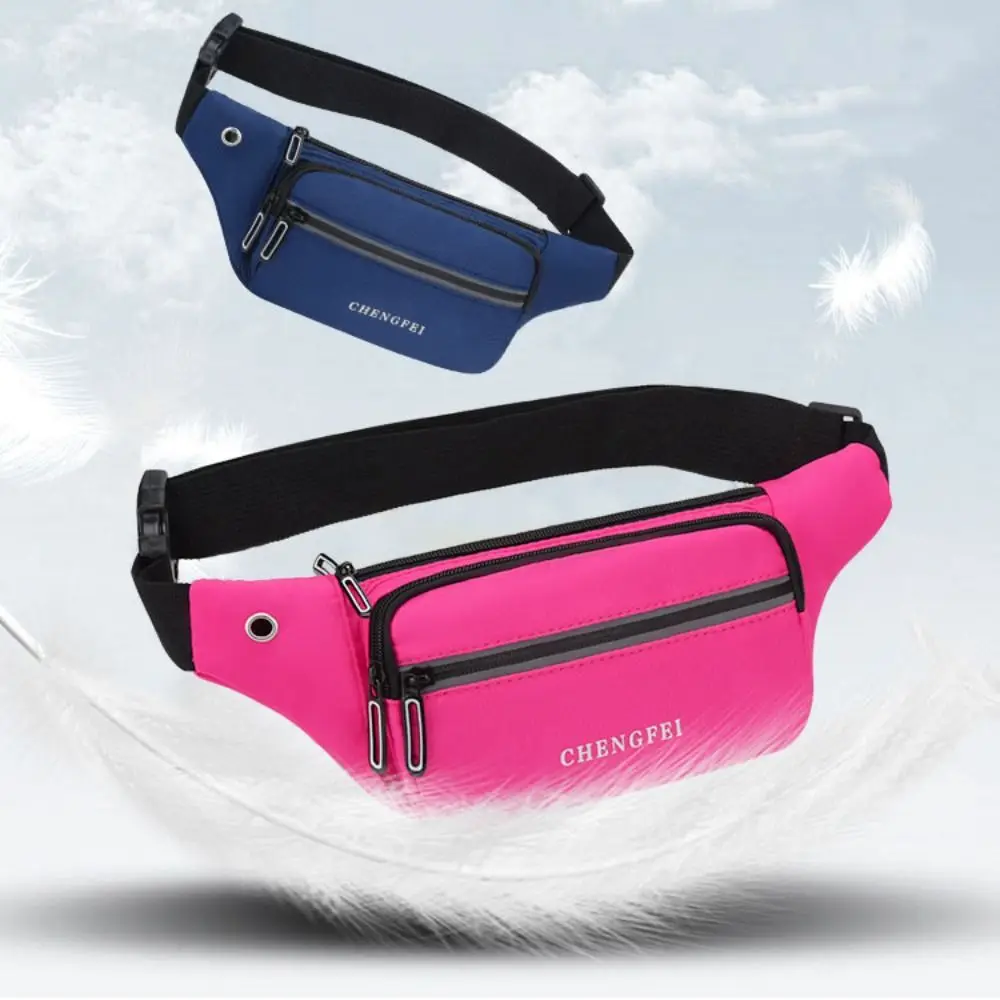 Casual Ultra Thin Running Waist Bag Invisible Anti-theft Fitness Fanny Pack Travel Phone Bag Nylon Marathon Jogging Bag