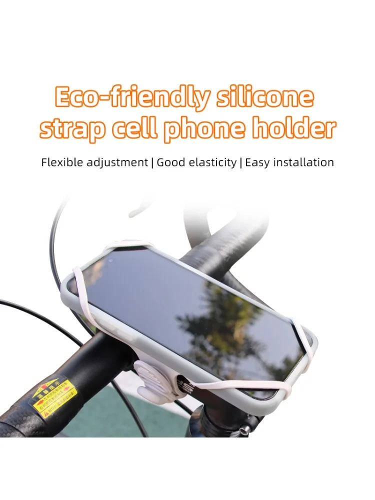 AliExpress CYCLAMI Silicone Bicycle Phone Holder Universal Bike Motorcycle Mobile Phone Stand Handlebar Clip Bracket For All Phone Stand