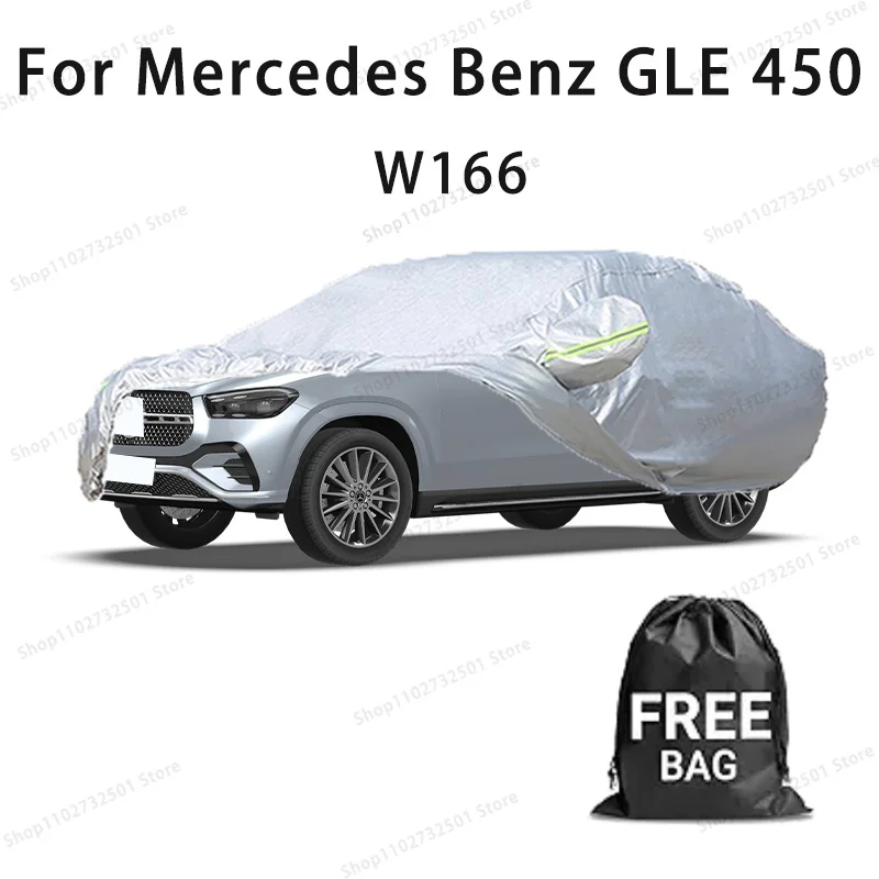 

Car cover For Mercedes Benz GLE 450 W166 Full cover Waterproof sun protection cover Scratch resistant cars accessories