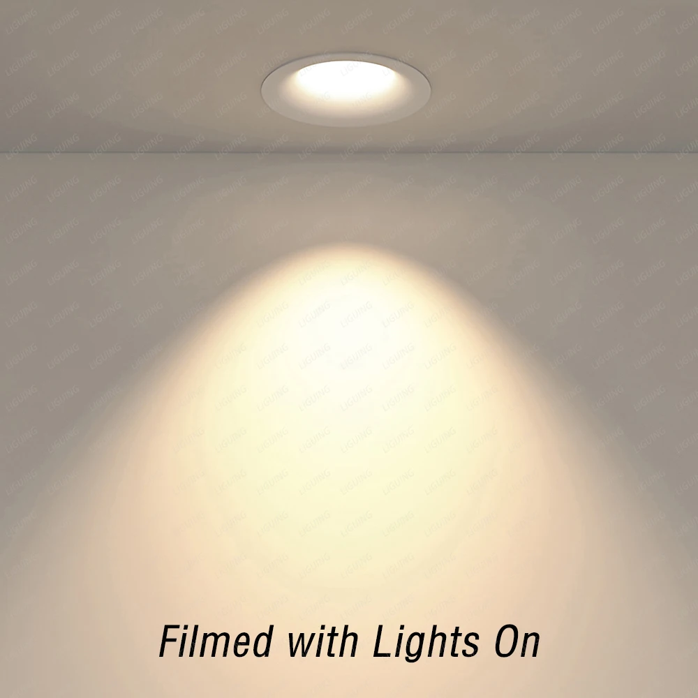 Embedded Waterproof LED Ceiling Lights Recessed Led Downlights Spotlight Dimmable IP65 For Kitchen Washbasin Bathroom Home Decor