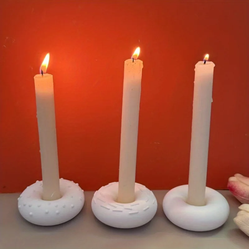 

3Pcs Round Dot Pattern Silicone Mold, Reusable Relief Molds for Wax Candles, Plaster, Clay, Soap Making, DIY Home Decor Craft