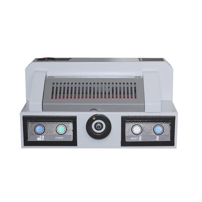 New Desktop Electric Paper Cutter Office Cutting Knife Paper Trimmer Edge Trimming Machine 110V/220V 320MM Working Width