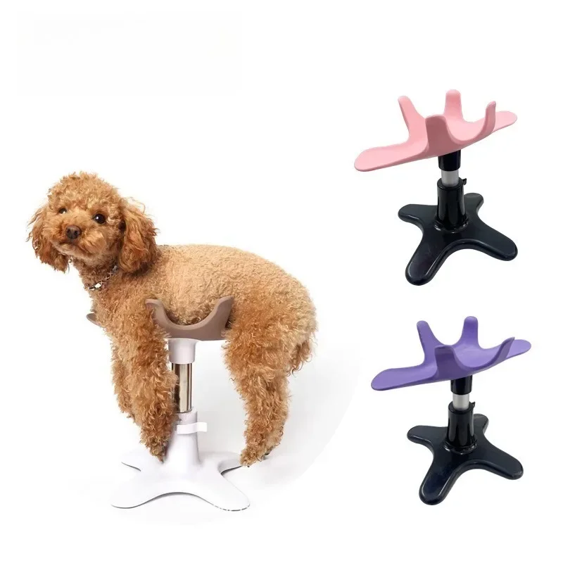 Pet Grooming Auxiliary Fixing Bracket, Multifunctional Dog Grooming Stand for Bathing, Nail Trimming & Hair Drying