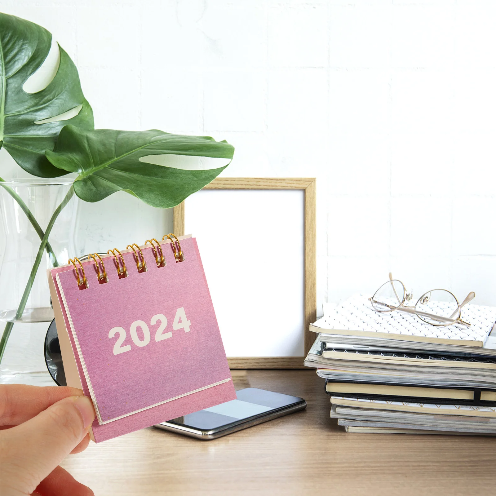 Desktop Decoration Simple Calendar Office Table Small Decorations Calendars Household Freestanding