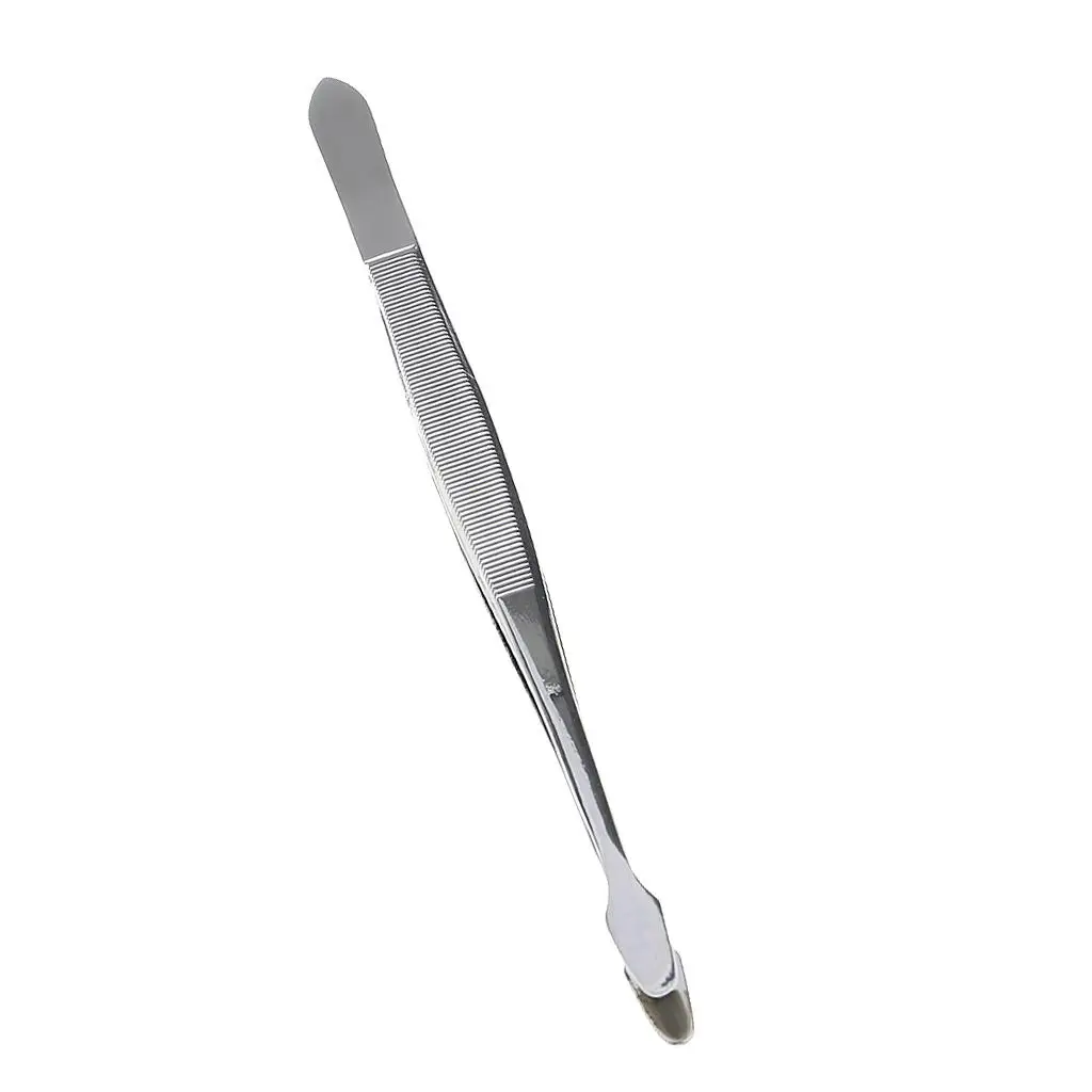 6 inch Metal Tweezer for Coin/Stamp Collection Handling Tool Protector