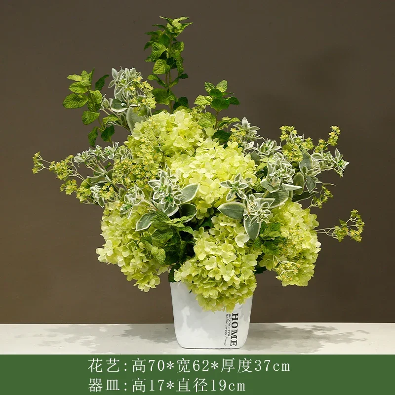 

Vintage Court Style Living Room Decoration Website Red Floral Ornaments European Artificial Flower Combination